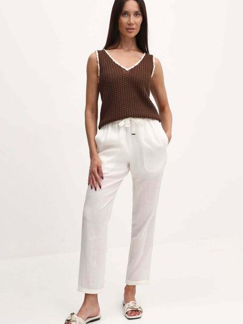 BOSS Orange spodnie bawełniane - zdjęcie produktu nr 2