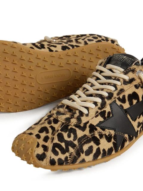 Golden Goose Marathon Speed leopard sneakers - Brown