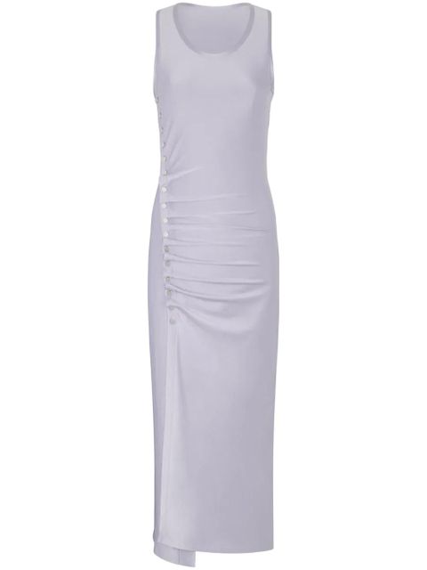 Rabanne stud-detailed sleeveless midi dress - Blue - zdjęcie produktu nr 1