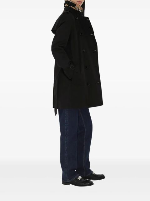 Burberry belted double-breasted trench coat - Black