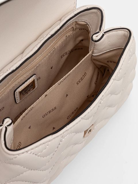Guess torebka MELISANDRA kolor beżowy HWQG96 53780