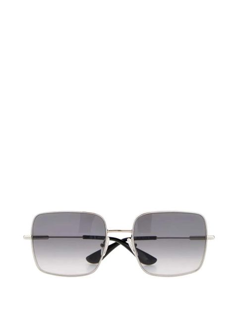 Alexander McQueen square-frame sunglasses - Silver - zdjęcie produktu nr 1