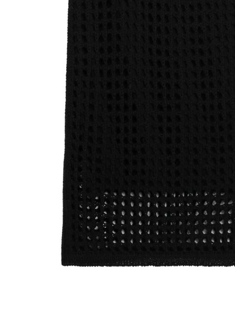 Max Mara crochet-knit skirt - Black - zdjęcie produktu nr 2