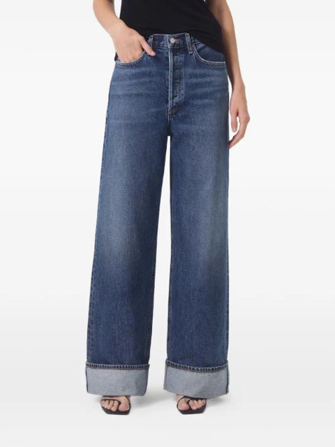 AGOLDE Control turn-up jeans - Blue - zdjęcie produktu nr 1