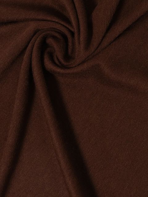 Answear.LAB szal wełniany damski kolor brązowy gładki