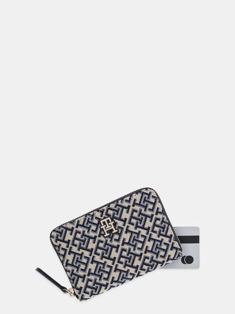 Tommy Hilfiger portfel damski kolor granatowy AW0AW17479