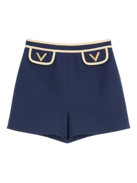 Valentino Garavani contrasting-panel shorts - Blue