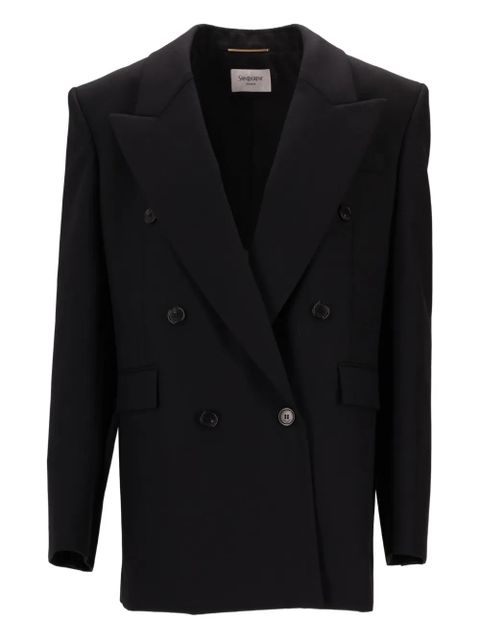Saint Laurent double-breasted blazer - Black - zdjęcie produktu nr 1
