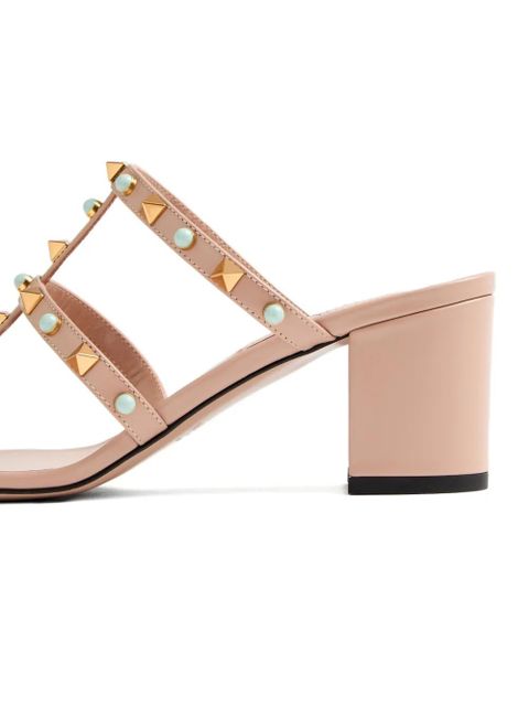 Valentino Garavani 60mm Rockstud embellished sandals - Pink
