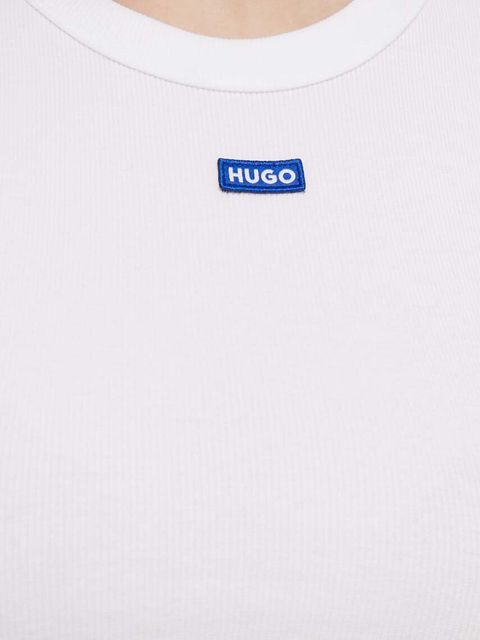 HUGO Blue t-shirt damski kolor biały 50510749