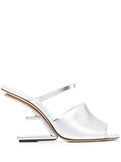 FENDI 115mm Fendi First sandals - Silver