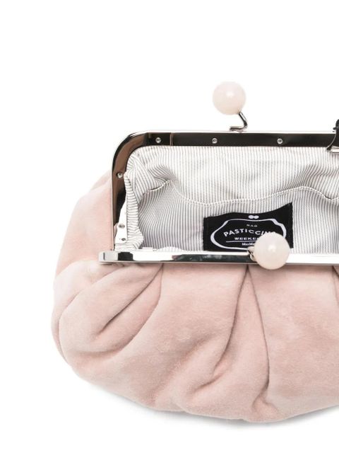 Weekend Max Mara pleated clasp shoulder bag - Pink