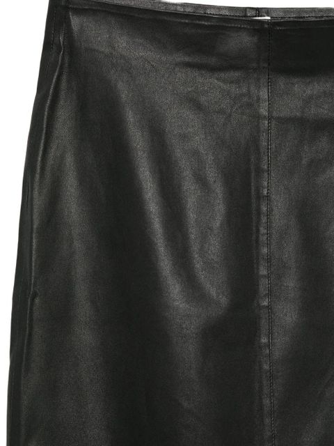 Alysi leather skirt - Black