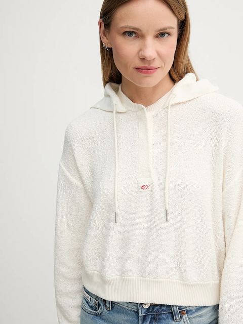 Calvin Klein Jeans sweter damska kolor beżowy lekki LV047C915G - zdjęcie produktu nr 2