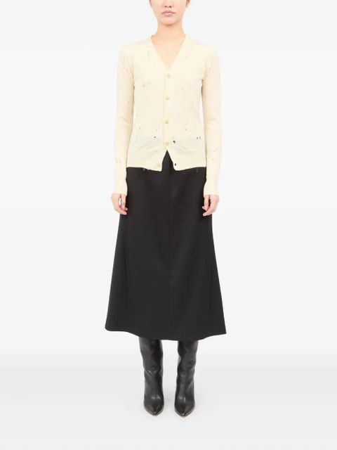 MM6 Maison Margiela button-up cardigan - Neutrals