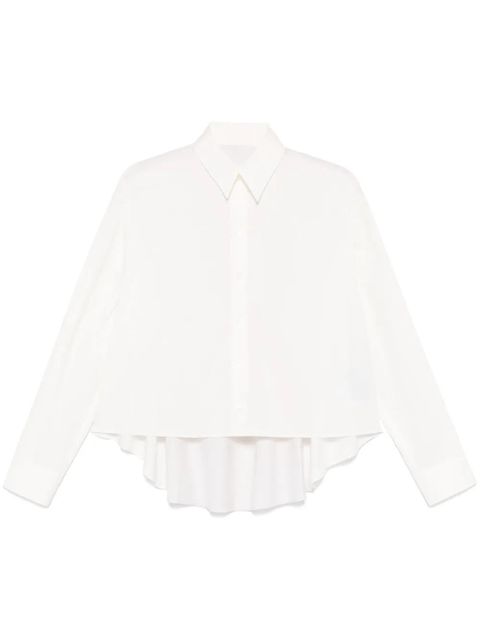 MM6 Maison Margiela contrast-panel shirt - White - zdjęcie produktu nr 1