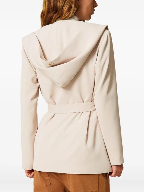 TWINSET belted-fastening blazer - Neutrals