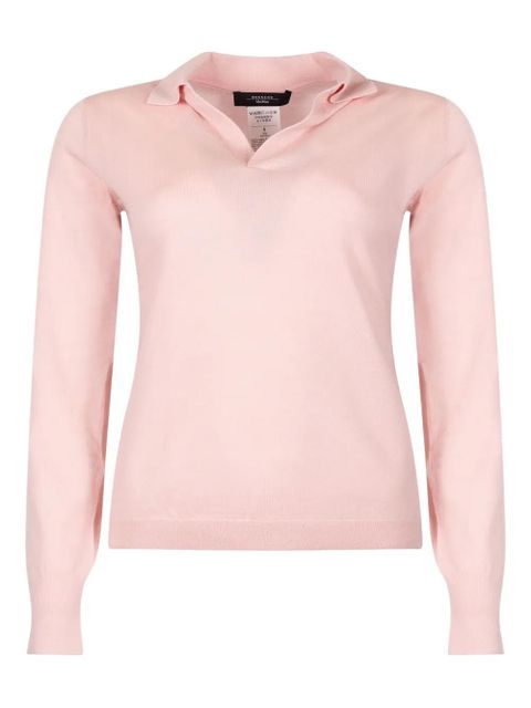 Weekend Max Mara long-sleeve polo sweater - Pink - zdjęcie produktu nr 1