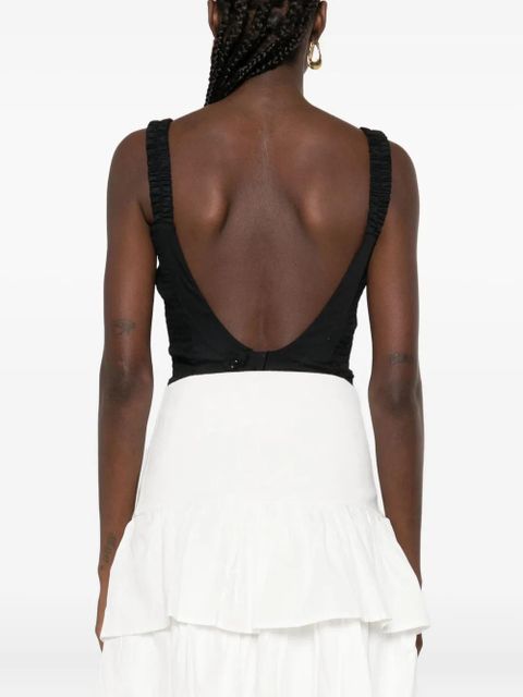 Gimaguas square-neck bodysuit - Black - zdjęcie produktu nr 2