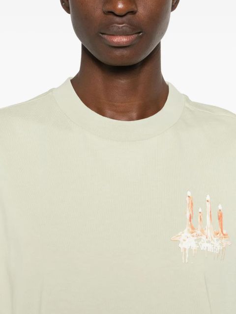 Off-White printed T-shirt - Green