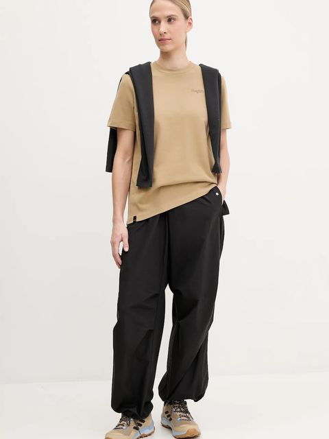 Haglöfs t-shirt damski kolor beżowy 607665 - zdjęcie produktu nr 2