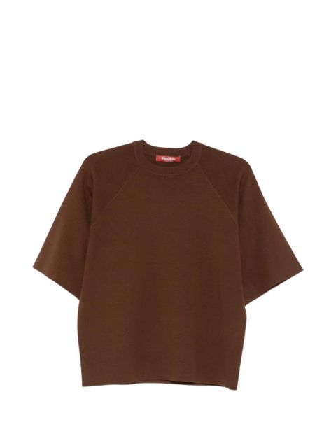 Max Mara Velo raglan-sleeve knitted sweater - Brown - zdjęcie produktu nr 1