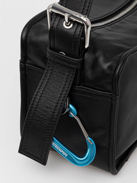 Patrizia Pepe torebka skórzana kolor czarny 2B0148 L113