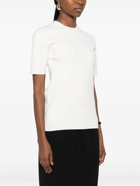 TOTEME crew-neck knitted top - White