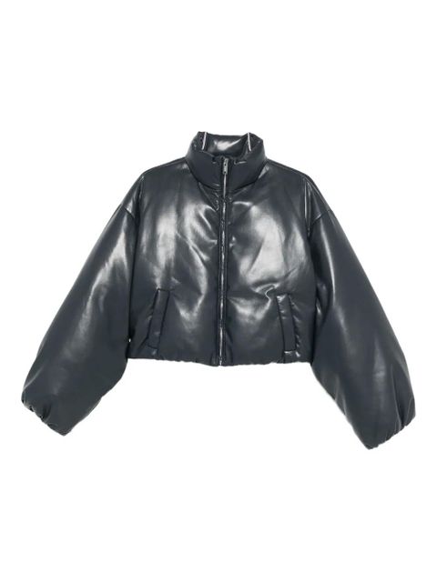 Nanushka puffer zip-front jacket - Blue