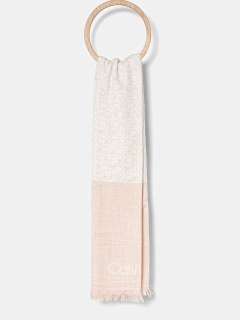 Calvin Klein szal bawełniany - zdjęcie produktu nr 1