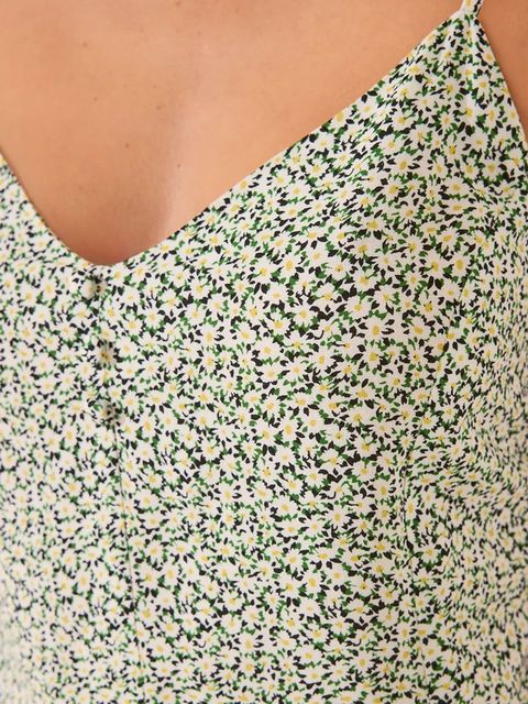 women'secret sukienka kolor zielony mini rozkloszowana 5549941