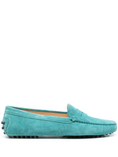 Tod's suede penny loafers - Blue - zdjęcie produktu nr 1