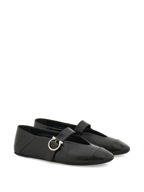 Ferragamo Gancini ballet flats - Black