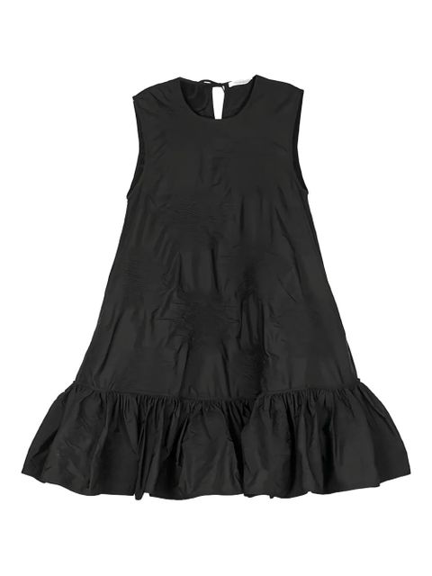 Cecilie Bahnsen jacquard ruffled lala dress - Black - zdjęcie produktu nr 1