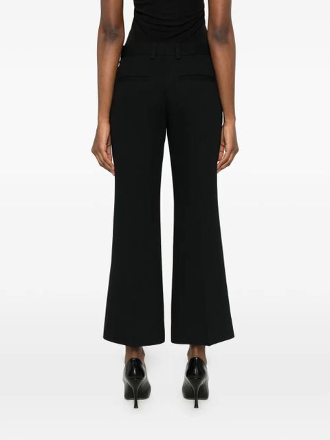 TOTEME kick flared trousers - Black