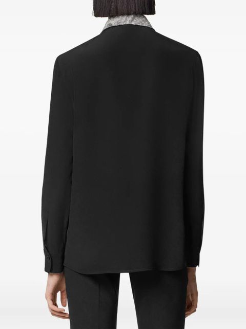 Versace embellished-collar shirt - Black - zdjęcie produktu nr 2