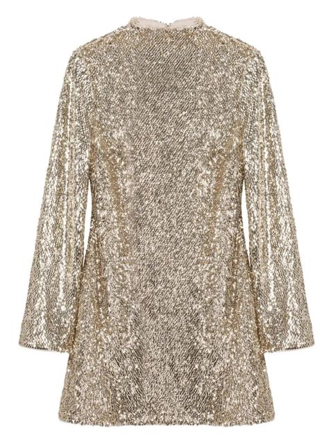 Simkhai Opal sequin long-sleeve mini dress - Gold - zdjęcie produktu nr 1