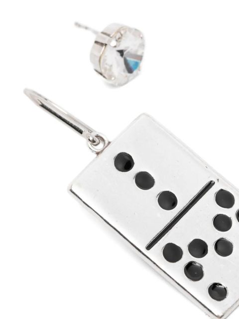 ISABEL MARANT domino embellished earrings - Silver