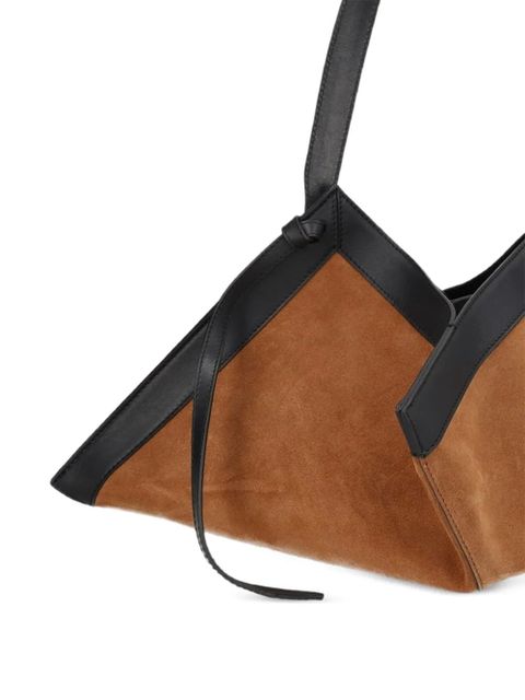 Yuzefi Wonton suede shoulder bag - Brown - zdjęcie produktu nr 2