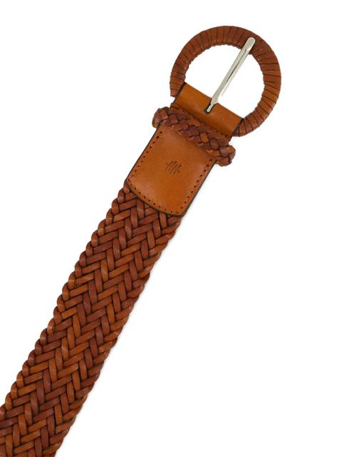DRAGON DIFFUSION braided leather belt - Brown - zdjęcie produktu nr 2