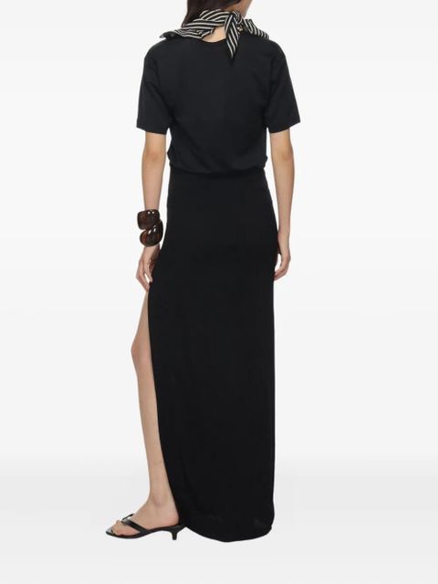 TOTEME scoop-neck T-shirt - Black