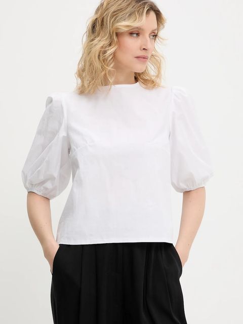 Answear.LAB bluzka damska kolor biały gładka