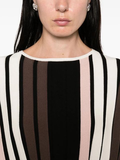 Weekend Max Mara striped batwing top - Black