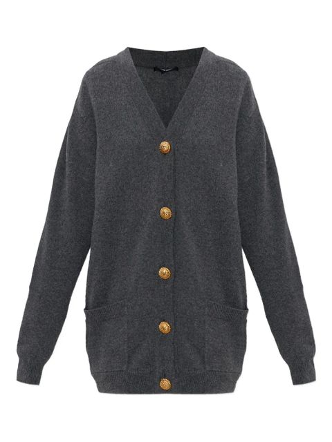 Balmain button pockets cardigan - Grey - zdjęcie produktu nr 1