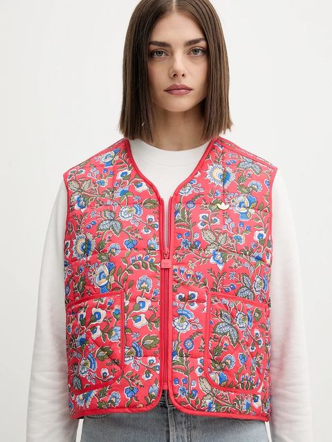 adidas Originals bezrękawnik Liberty kolor różowy przejściowy JW5197 - zdjęcie produktu nr 1