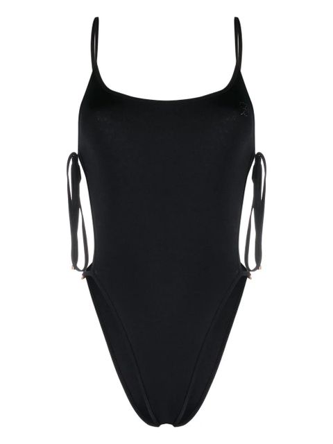 Blumarine open tie-side swimsuit - Black - zdjęcie produktu nr 1