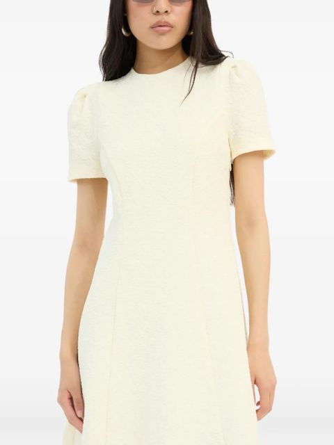 ROTATE BIRGER CHRISTENSEN flared midi dress - Yellow