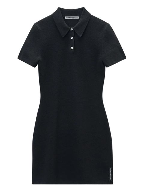 Alexander Wang polo-neck knitted dress - Black - zdjęcie produktu nr 1