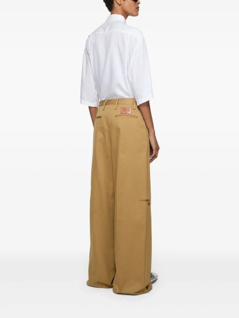 Acne Studios twill tailored trousers - Brown