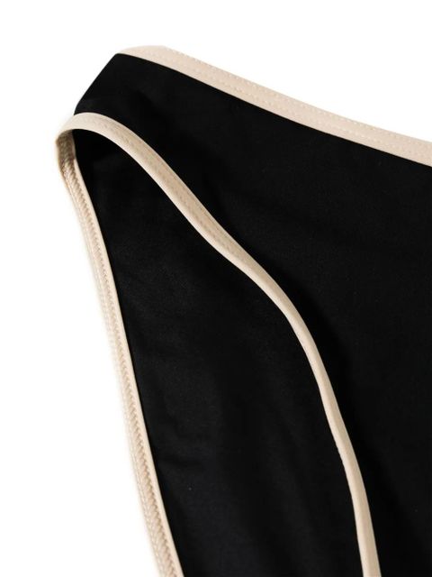 TOTEME striped-edge bikini bottoms - Black - zdjęcie produktu nr 2